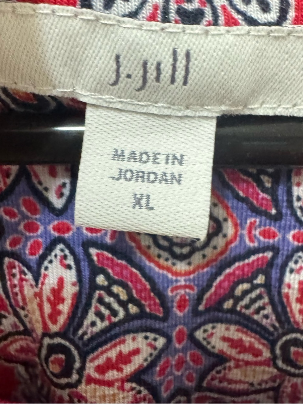 J.Jill Boho  Floral Midi Dress Size XL - Picture 4 of 5